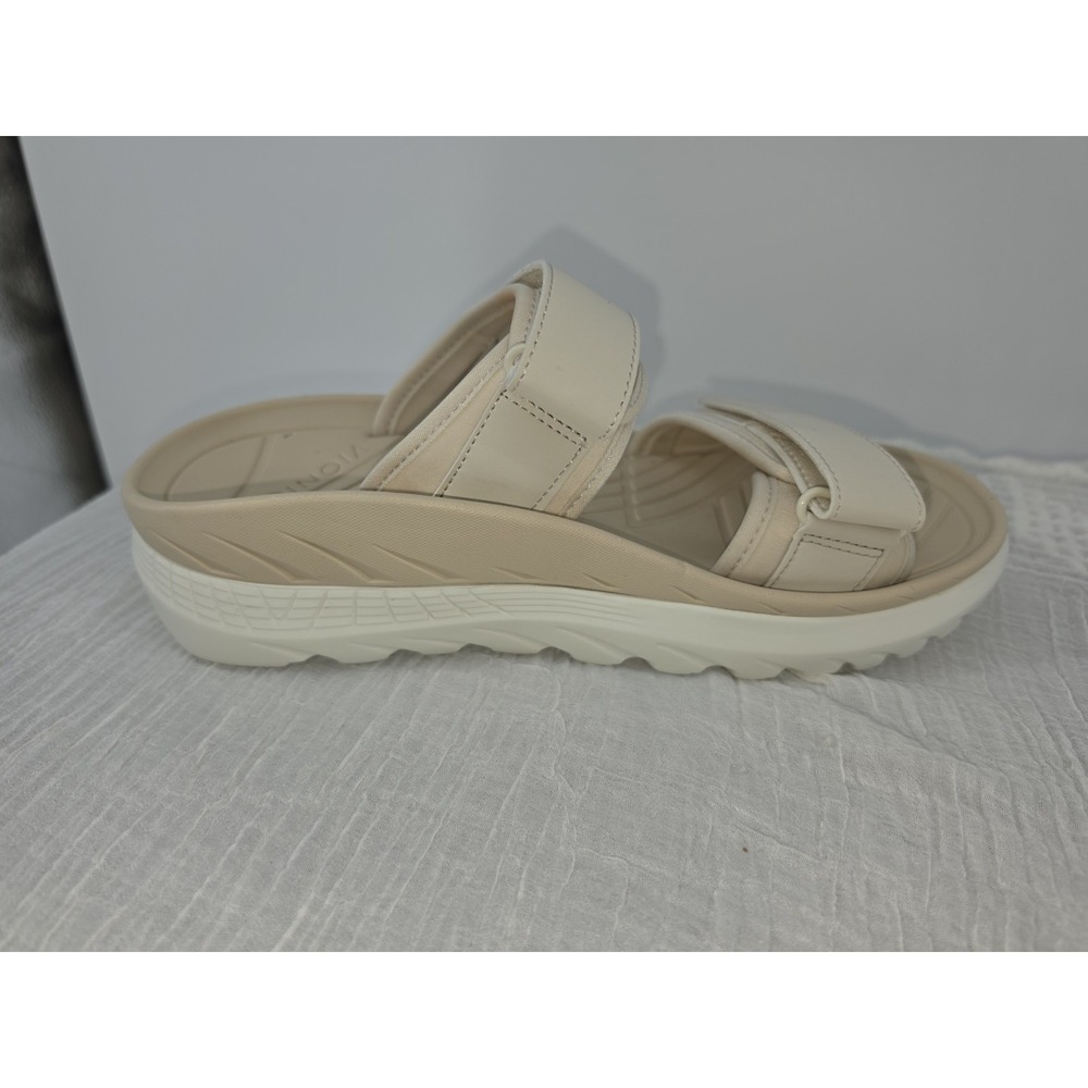 Vionic Renewal Adjustable Recovery Slide Sandals Cream Tan Women's Size 8 - Picture 11 of 16